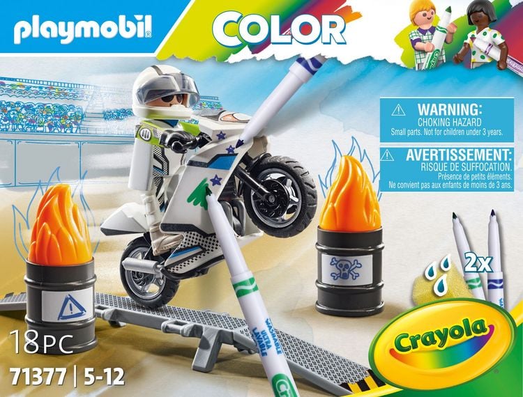 Produktbild: Playmobil&reg; Color Motorrad 71377