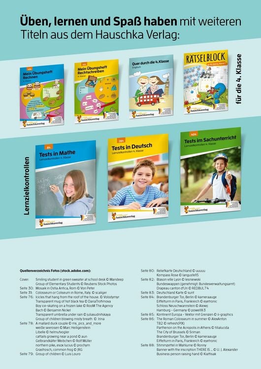 Produktbild: Erfolgreich durch die 4. Klasse &ndash; Mathe, Deutsch, Sachunterricht