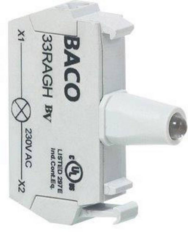Produktbild: BACO 33RAGL LED-Element Gr&uuml;n 12 V/DC, 24 V/DC 1St.
