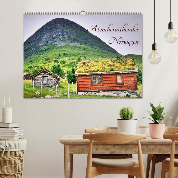 Produktbild: Atemberaubendes Norwegen (Wandkalender 2026 DIN A2 quer), CALVENDO Monatskalender