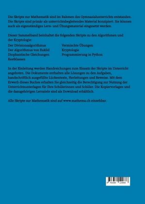Produktbild: Skripte zur Mathematik - Algorithmen & Kryptologie