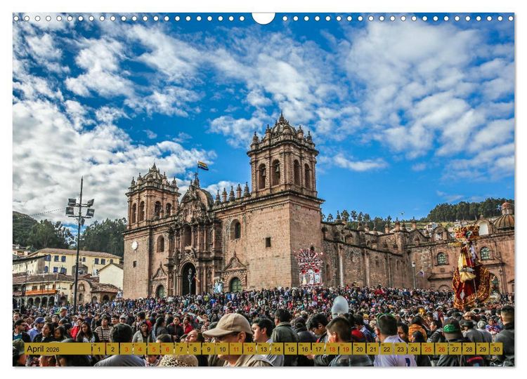 Produktbild: Urlaub in Peru (Wandkalender 2026 DIN A3 quer), CALVENDO Monatskalender