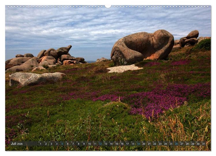 Produktbild: Farben der Bretagne (hochwertiger Premium Wandkalender 2026 DIN A2 quer), Kunstdruck in Hochglanz
