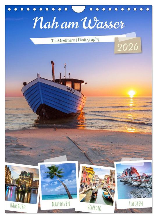 Produktbild: Nah am Wasser (Wandkalender 2026 DIN A4 hoch), CALVENDO Monatskalender