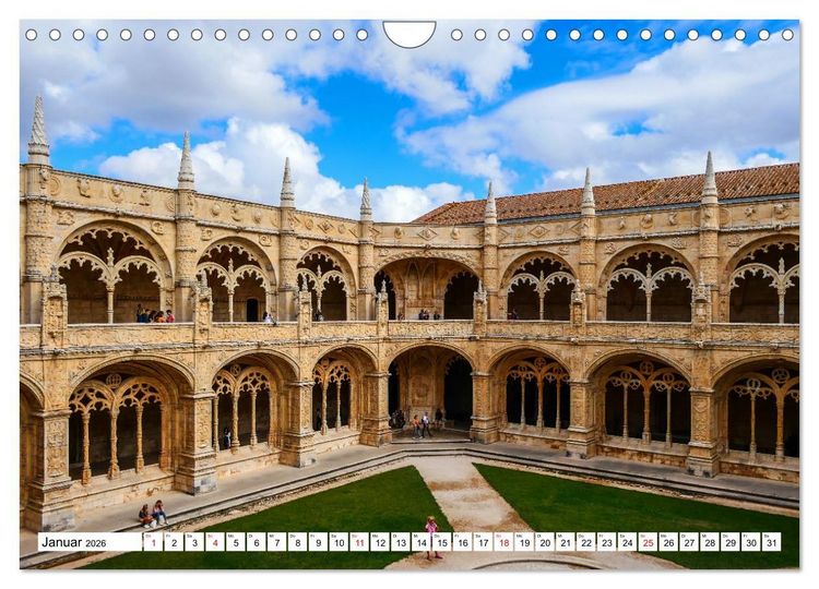 Produktbild: Bezauberndes Lissabon (Wandkalender 2026 DIN A4 quer), CALVENDO Monatskalender