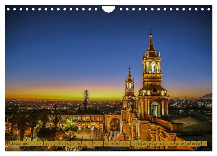 Produktbild: Urlaub in Peru (Wandkalender 2026 DIN A4 quer), CALVENDO Monatskalender