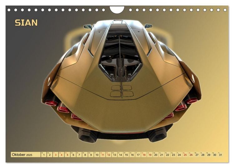 Produktbild: Ikonen der Automobilkunst (Wandkalender 2025 DIN A4 quer), CALVENDO Monatskalender