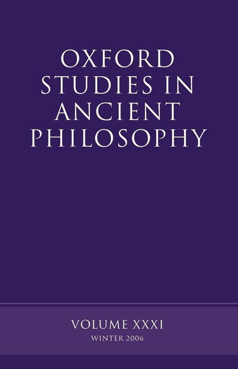Produktbild: Oxford Studies in Ancient Philosophy