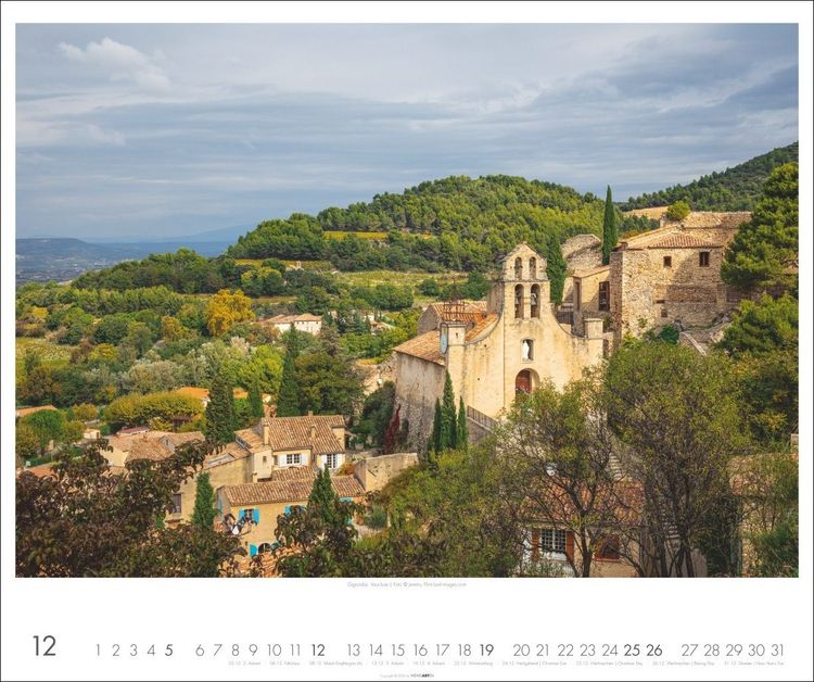 Produktbild: Provence Kalender 2027 - Bl&uuml;hende Lavendelfelder und malerische D&ouml;rfer