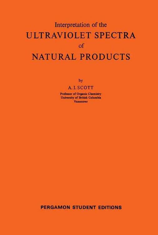 Produktbild: Interpretation of the Ultraviolet Spectra of Natural Products