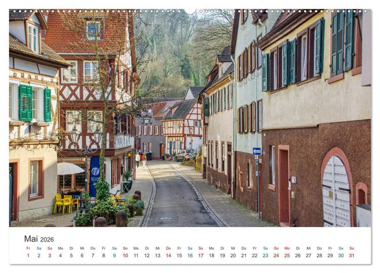 Produktbild: Weinheim - Eine Perle an der Bergstra&szlig;e (Wandkalender 2026 DIN A2 quer), CALVENDO Monatskalender