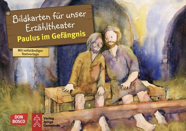 Produktbild: Paulus im Gef&auml;ngnis. Kamishibai Bildkartenset.
