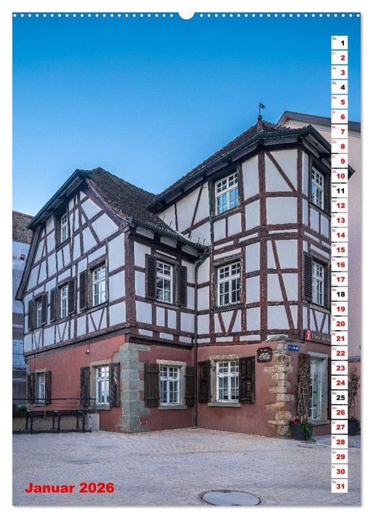 Produktbild: Markdorf - Kleinstadt im Bodenseekreis (hochwertiger Premium Wandkalender 2026 DIN A2 hoch), Kunstdruck in Hochglanz