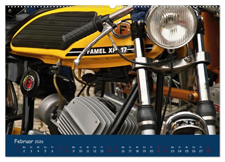Produktbild: Vintage Mopeds (Wandkalender 2026 DIN A2 quer), CALVENDO Monatskalender