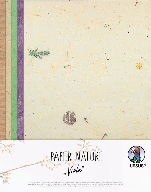 Produktbild: URSUS Spezialpapiere Paper Nature Viola, 23 x 33 cm