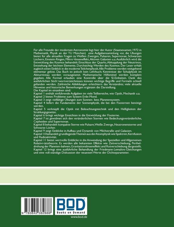 Produktbild: Arbeitsbuch Astrophysik