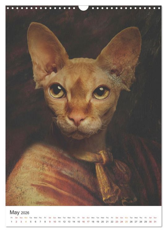 Produktbild: Aristocrat Cats (Wall Calendar 2026 DIN A3 portrait), CALVENDO 12 Month Wall Calendar