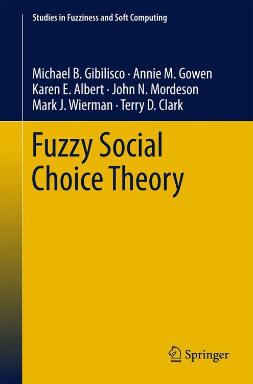 Produktbild: Fuzzy Social Choice Theory
