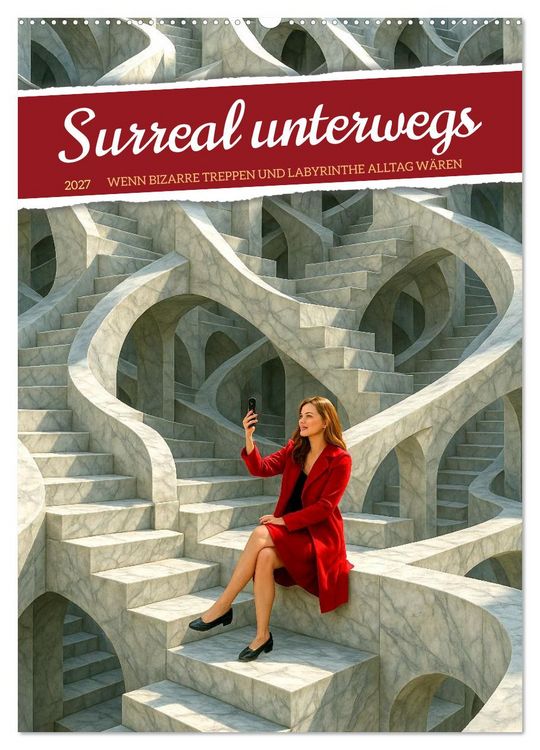 Produktbild: Surreal unterwegs (Wandkalender 2027 DIN A2 hoch), CALVENDO Monatskalender