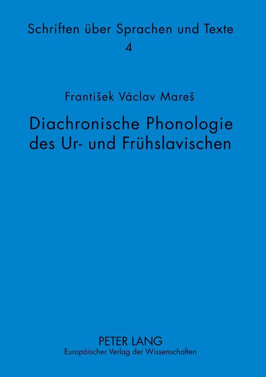 Produktbild: Diachronische Phonologie des Ur- und Fr&uuml;hslavischen