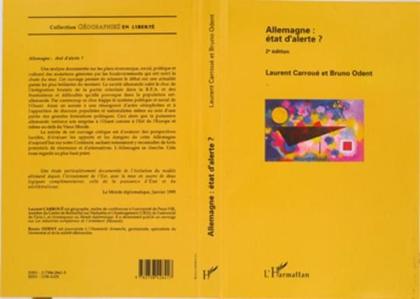 Produktbild: Allemagne : &eacute;tat d'alerte ?