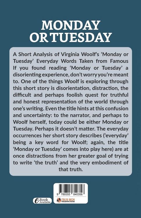 Produktbild: Monday Or Tuesday