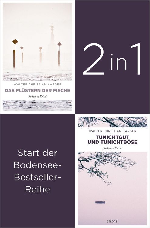 Produktbild: Die ersten zwei F&auml;lle f&uuml;r Kommissar Madlener: &raquo;Das Fl&uuml;stern der Fische&laquo; und &raquo;Tunichtggut und Tunichtb&ouml;se&laquo; von Walter Christian K&auml;rger (2in1-Bestseller