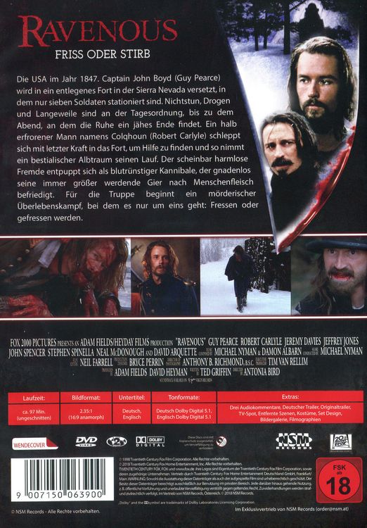 Produktbild: Ravenous - Friss oder stirb