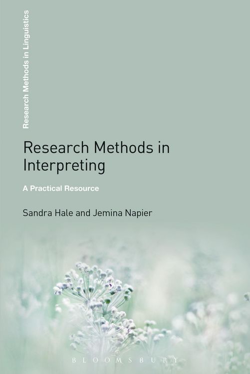Produktbild: Research Methods in Interpreting