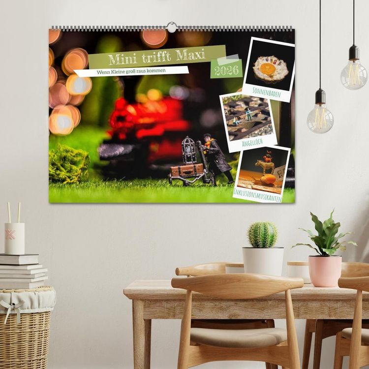 Produktbild: Mini trifft Maxi - Wenn Kleine gro&szlig; rauskommen (Wandkalender 2026 DIN A2 quer), CALVENDO Monatskalender