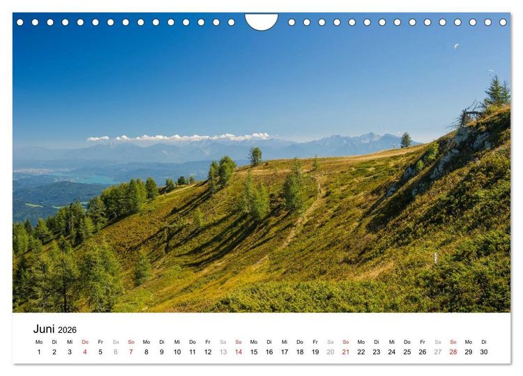 Produktbild: Unbekanntes K&auml;rnten (Wandkalender 2026 DIN A4 quer), CALVENDO Monatskalender
