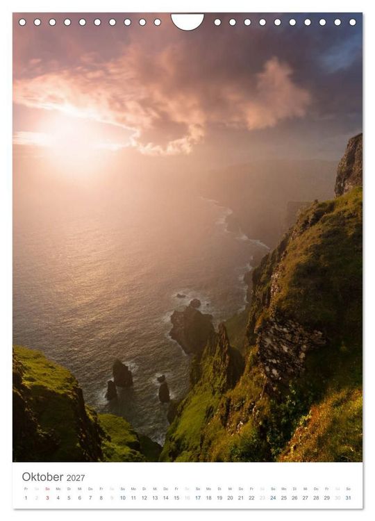 Produktbild: F&oslash;royar - Faroe Islands - F&auml;r&ouml;er Inseln (Wandkalender 2027 DIN A4 hoch), CALVENDO Monatskalender