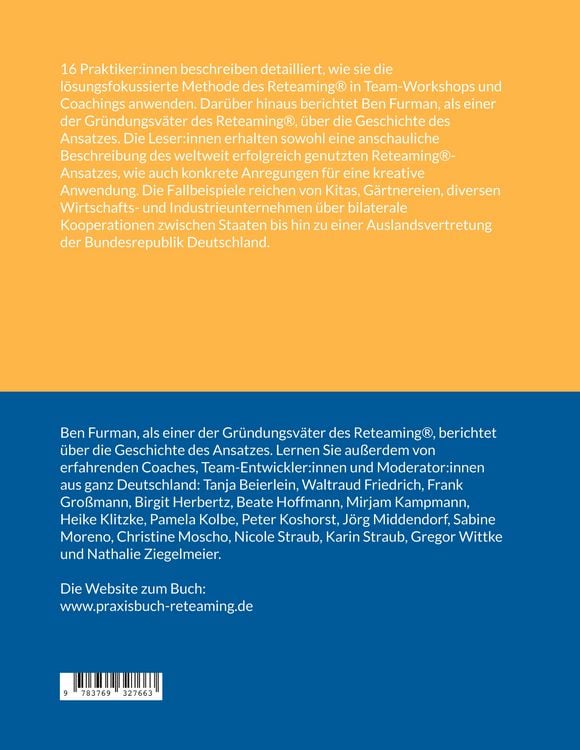 Produktbild: Praxisbuch Reteaming