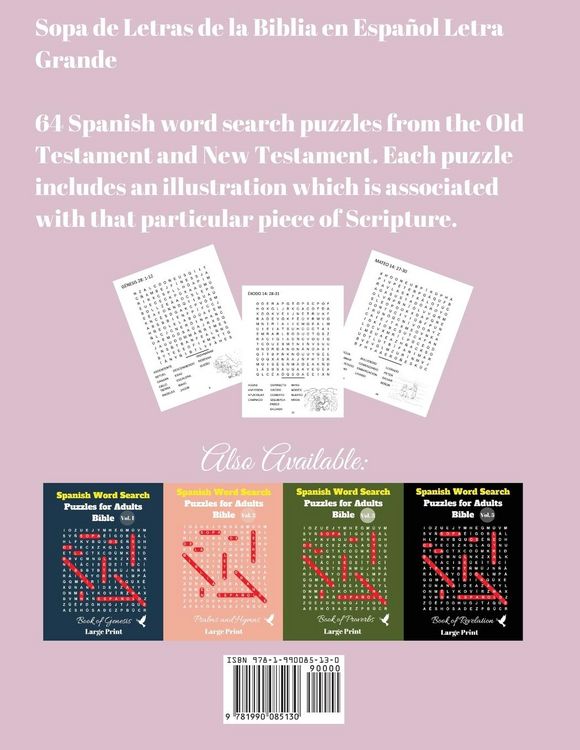Produktbild: Spanish Word Search Puzzles For Adults