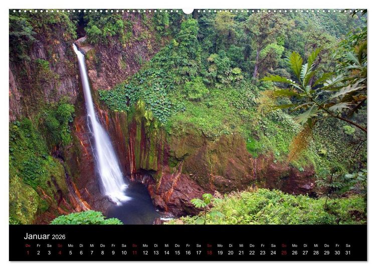 Produktbild: Costa Rica - Regenwald und Vulkane (Wandkalender 2026 DIN A2 quer), CALVENDO Monatskalender