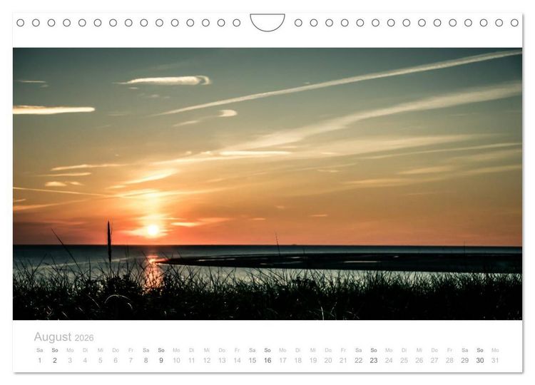 Produktbild: Einfach Borkum (Wandkalender 2026 DIN A4 quer), CALVENDO Monatskalender
