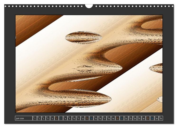 Produktbild: Art palette terre (Calendrier mural 2026 DIN A3 vertical), CALVENDO calendrier mensuel