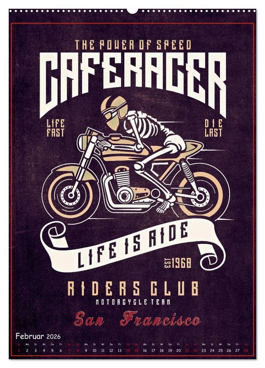 Produktbild: Motorrad Nostalgie (hochwertiger Premium Wandkalender 2026 DIN A2 hoch), Kunstdruck in Hochglanz