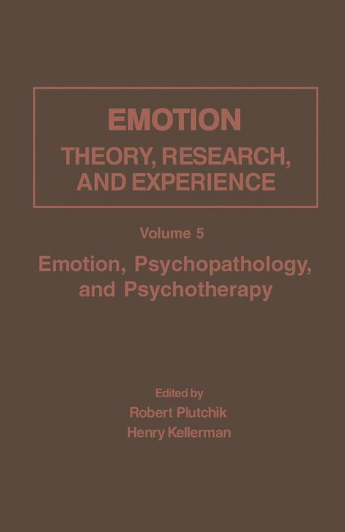 Produktbild: Emotion, Psychopathology, and Psychotherapy