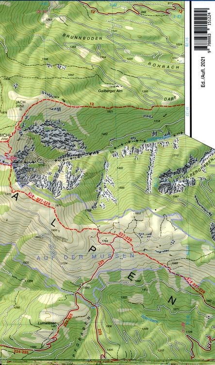 Produktbild: Wanderkarte 72 Lienzer Dolomiten -Lesachtal-Obertillach-Lienz