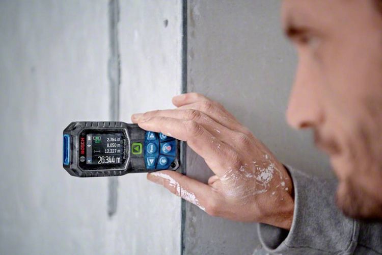 Produktbild: Bosch Professional GLM 50-27 CG Laser-Entfernungsmesser Stativadapter 6.3 mm (1/4"), Bluetooth, Dokumentations-App 50 m