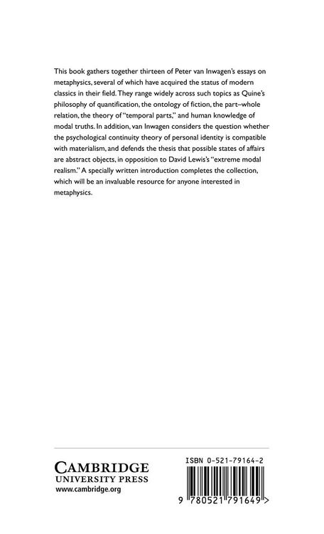 Produktbild: Ontology, Identity, and Modality