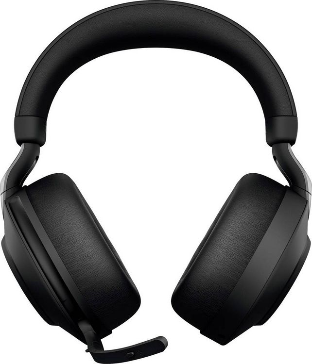 Produktbild: Jabra Evolve2 85 MS Over Ear Headset Bluetooth&reg;, kabelgebunden Stereo Schwarz Mikrofon-Rauschunterdr&uuml;ckung Lautst&auml;rkeregelung