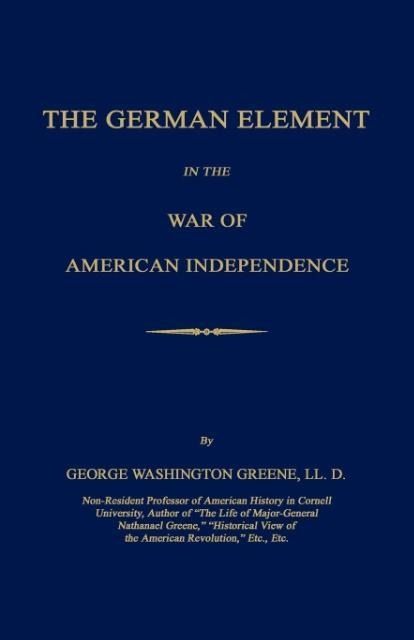 Produktbild: The German Element in the War of American Independence