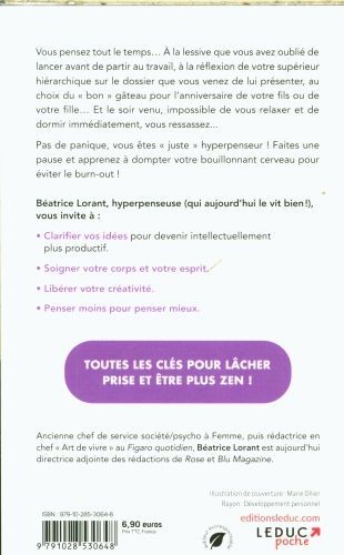 Produktbild: J'arr&ecirc;te de trop penser : pensez moins pour penser mieux !