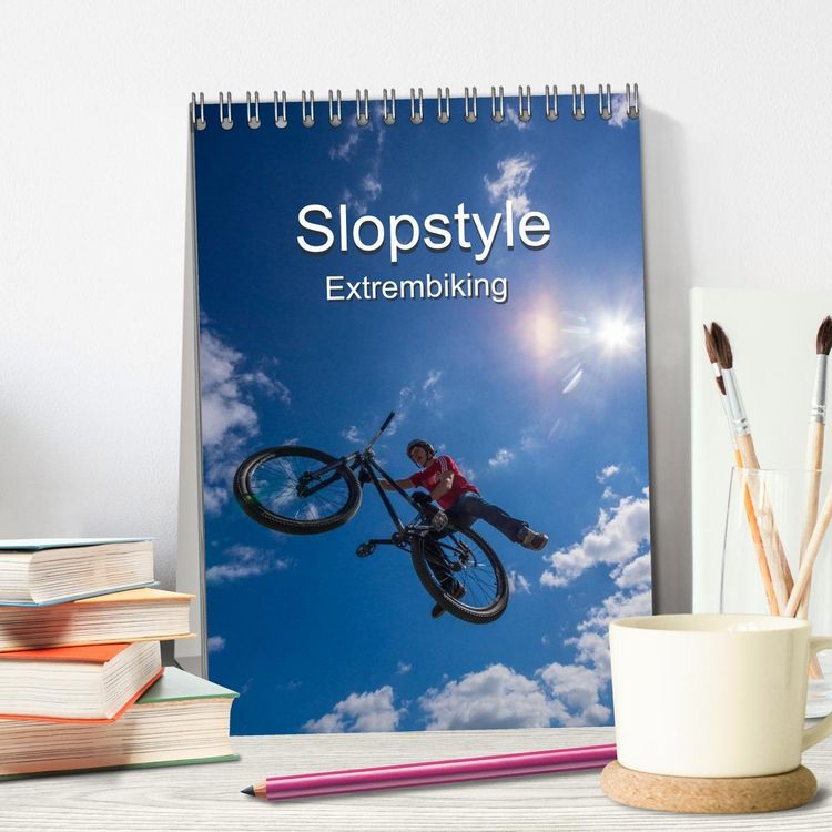 Produktbild: Slopestyle Extrembiking (Tischkalender 2026 DIN A5 hoch), CALVENDO Monatskalender