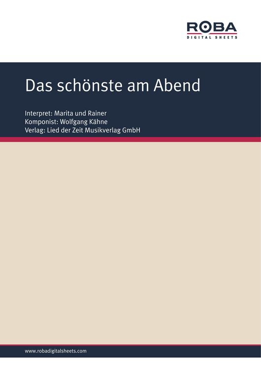 Produktbild: Das sch&ouml;nste am Abend