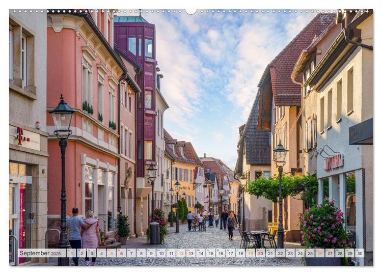 Produktbild: Ettlingen Impressionen (Wandkalender 2026 DIN A2 quer), CALVENDO Monatskalender