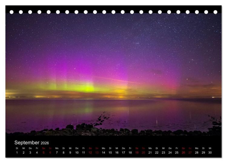 Produktbild: Naturwunder Norddeutschlands (Tischkalender 2026 DIN A5 quer), CALVENDO Monatskalender