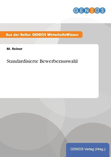 Produktbild: Standardisierte Bewerberauswahl